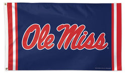 University of Mississippi OLE' MISS SCRIPT Official NCAA Deluxe-Edition 3'x5' Flag - Wincraft