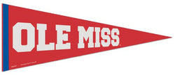 Ole Miss Rebels University of Mississippi NCAA College Vault 1950s-Style Premium Felt Collector's Pennant - Wincraft Inc.