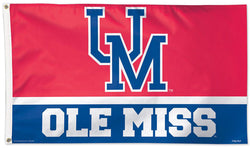 University of Mississippi Ole' Miss Retro-Style Official NCAA Deluxe-Edition 3'x5' Flag - Wincraft