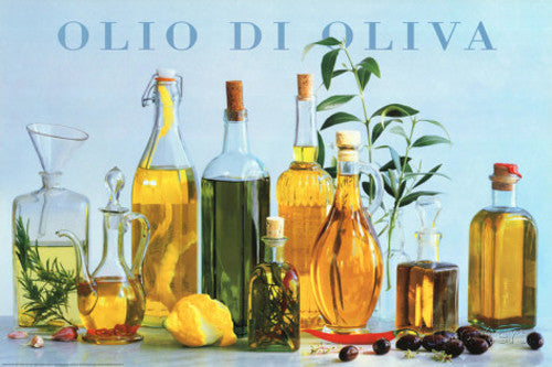 Olio di Oliva (Olive Oil) Kitchen Restaurant Food Poster - Studio B Posters