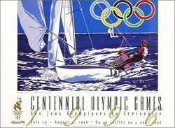 Atlanta 1996 Summer Olympics Yachting Official Event Poster by Yamagata - Fine Art Ltd.