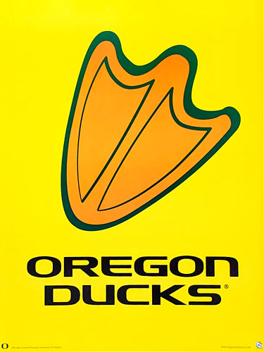 Vibrant Oregon Ducks Football Logo