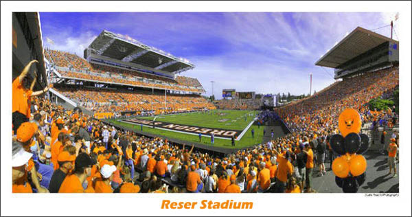 Oregon State Beavers Reser Stadium Panoramic Poster Print - Curtis Reed
