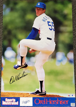 Orel Hershiser "Superstar" Los Angeles Dodgers Signature Series Poster - Marketcom/Sports Illustrated 1988