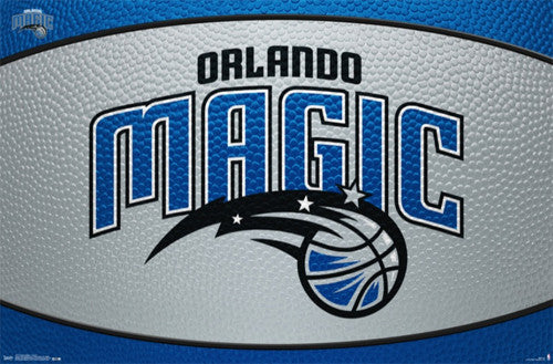 Orlando Magic NBA Basketball Official Team Logo Poster - Costacos 2014