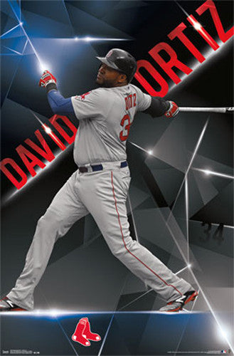 David Ortiz Poster Boston Red Sox Poster Canvas Print 