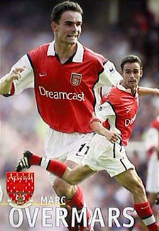 Marc Overmars "Double Action" Arsenal FC Poster - U.K. 1999