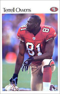 Terrell Owens "The Player" San Francisco 49ers Retro SI Poster - Starline 2003