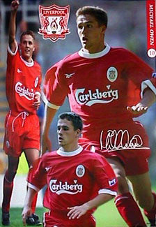 Michael Owen "Signature" Liverpool FC Poster - UK 1999