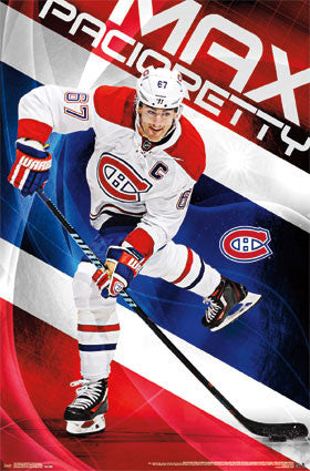 Max Pacioretty "Captain Canadien" Montreal Canadiens NHL Hockey Poster - Trends 2016