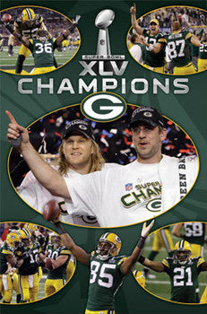 Green Bay Packers Super Bowl XLV "Celebration" Commemorative Poster - Costacos 2011