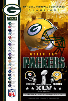 Green Bay Packers "Super Season 2011" Poster - Action Images