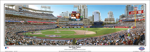 San Diego Padres "Opening Day" Petco Park Panoramic Poster Print - Everlasting Images