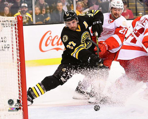 Patrice Bergeron "Battle in the Crease" Boston Bruins Premium NHL Hockey Poster Print - Photofile 16x20