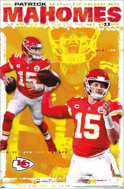 Patrick Mahomes "Superstar" Kansas City Chiefs Official NFL Football Wall Poster - Trends 2020