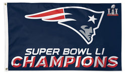 New England Patriots Super Bowl LI Champions DELUXE 3'x5' FLAG - Wincraft