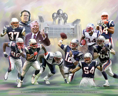 New England Patriots "Patriot Perfection" Poster Print by Wishum Gregory