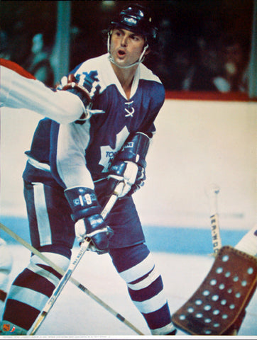 Paul Henderson "Action" Toronto Maple Leafs NHL Hockey Poster - Sports Posters Inc 1973