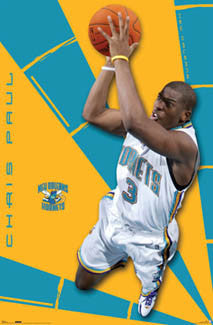 Chris Paul "Sensation" New Orleans Hornets Poster - Costacos 2007