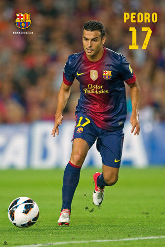 Pedro Rodriguez "Superstar" FC Barcelona Poster (2012/13) - G.E. (Spain)