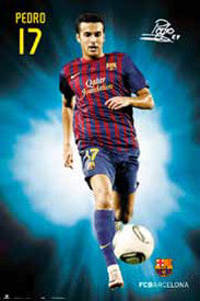 Pedro Rodriguez "Signature Series" (2011/12) FC Barcelona Poster - Grupo Erik