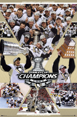 Pittsburgh Penguins 2009 Stanley Cup Champs CELEBRATION Commemorative Poster - Costacos Sports