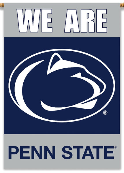 Penn State Nittany Lions "We Are" 28x40 Premium NCAA Team Banner - BSI Products Inc