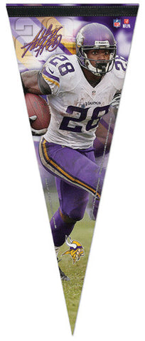 Adrian Peterson "Signature" Minnesota Vikings 2013 Premium Felt Collector's Pennant - Wincraft