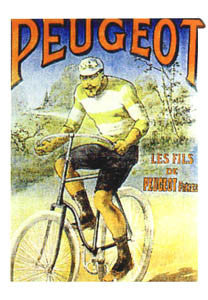 Peugeot Bicycles "Les Fils" (c.1900) - Clouet Vintage