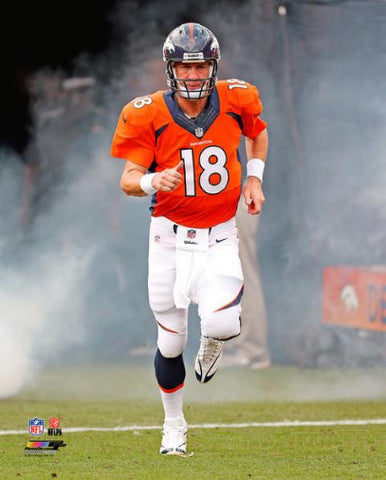 Peyton Manning "Into the Arena" Denver Broncos Premium Poster Print - Photofile 16x20