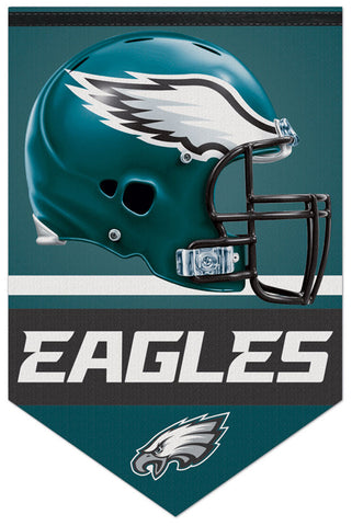 Philadelphia Eagles NFL Football Helmet-Logo-Style Premium Felt Banner - Wincraft Inc.