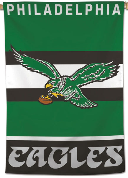 Philadelphia Eagles Retro-1970s-80s-Style Official NFL Team 28x40 Wall BANNER - Wincraft