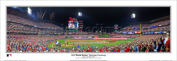 Philadelphia Phillies "2022 World Series Majesty" Citizens Bank Park Panoramic Poster Print - Everlasting Images