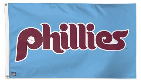Philadelphia Phillies Retro 1970s Style Official Deluxe-Edition MLB 3'x5' Flag - Wincraft Inc.