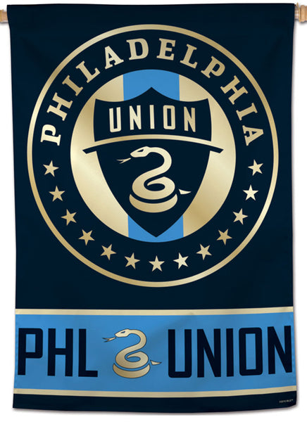 Philadelphia Union Official MLS Soccer Team Logo 22x28 Wall BANNER - Wincraft Inc.