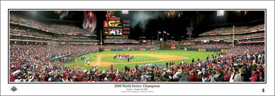 Philadelphia Phillies 2008 World Series Celebration Panoramic Poster Print - Everlasting Images