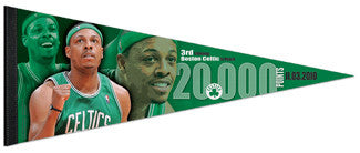 Paul Pierce "20,000 Celtic Points" Boston Celtics Premium Felt Collector's Pennant - Wincraft Inc.