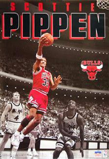 Scottie Pippen "Spotlight" (1991) Chicago Bulls Poster - Starline Inc.