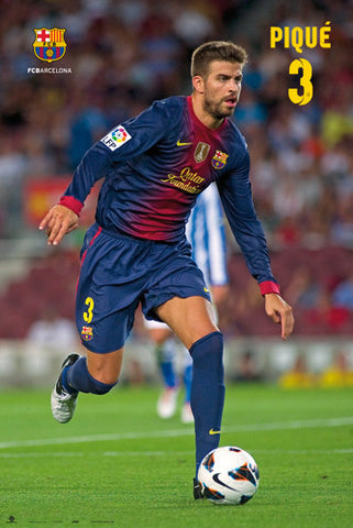 Gerard Pique "Superstar" FC Barcelona Poster (2012/13) - G.E. (Spain)