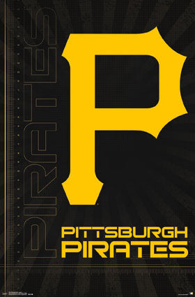 Pittsburgh Pirates Official MLB Baseball Team Logo Poster - Trends International