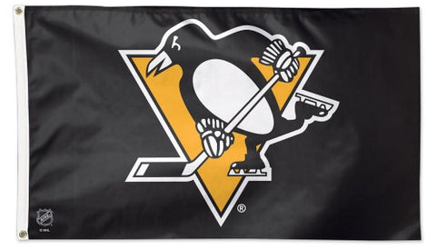 Pittsburgh Penguins Official NHL Hockey DELUXE-EDITION 3'x5' Flag - Wincraft Inc.