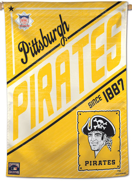 Pittsburgh Pirates "Since 1887" MLB Cooperstown Collection Premium 28x40 Wall Banner - Wincraft Inc.