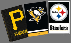 COMBO: Pittsburgh, Pennsylvania Sports Teams 3-Poster Combo (Steelers, Penguins, Pirates)