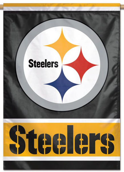 Pittsburgh Steelers Official NFL Team Logo-Style 28x40 Wall BANNER - Wincraft Inc.