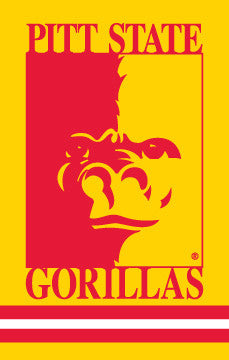 Pittsburg State Gorillas Premium Applique Banner - Party Animal Inc.