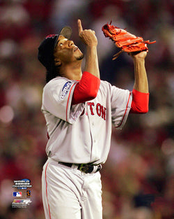 Pedro Martinez "Divine" (2004 World Series) Boston Red Sox Premium Poster Print - Photofile
