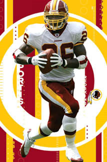 Clinton Portis "Superstar" Washington Redskins Poster - Costacos 2004
