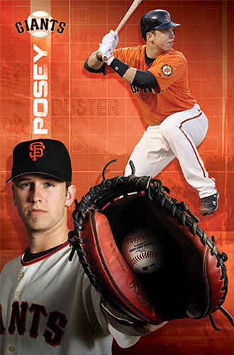 Buster Posey "Catch and Smash" San Francisco Giants Poster - Costacos 2012