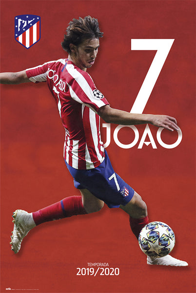 Joao Felix "Superstar" Atletico Madrid Official Team Portrait Poster - G.E. (Spain)