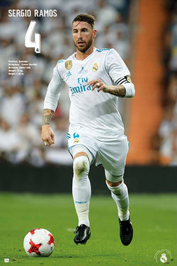 Sergio Ramos "Airborne" Real Madrid CF Football Legend Poster - G.E. (Spain)